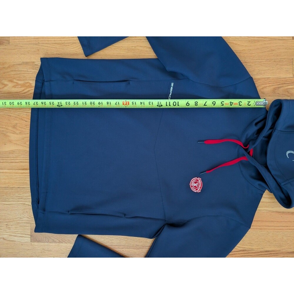 Zero Restriction Mens TKO  Hoodie Pullover L1140 Navy Red Golf Medium Medinah - Picture 9 of 10